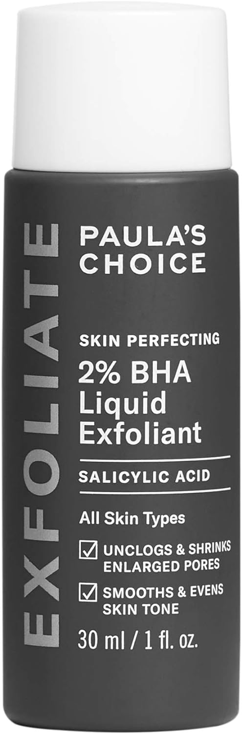 61jy4NdM7RL._AC_SL1500_.jpg Paula's Choice Skin Perfecting 2% BHA Liquid Salicylic Acid Exfoliant, Gentle Facial Exfoliator for Blackheads, Large Pores, Wrinkles & Fine Lines, Travel Size, 30 mL Bottle - Image 1