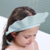 Baby Shower Cap Hat Safe Shampoo Shower Bathing Protection Soft Adjustable Bath Head Cap Visor for Washing Hair Head Eye Ear Shampoo Caps for Toddler,Baby,Kids,Children,Makes the Baby Bath More Fun - Image 3
