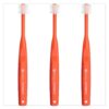 Brilliant Oral Care Kids Toothbrush with Soft Bristles and Round Head, for a Child Approved, Easy to Use All-Around Clean Mouth, Ages 5-9 Years, Red, 3 Pack - Image 4